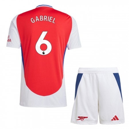 Camisetas Arsenal Gabriel 6 Primera 2024-25 - Niño (+ Pantalones) Camisetas Arsenal Gabriel 6 Primera 2024-25 - Niño (+ Pantalones)